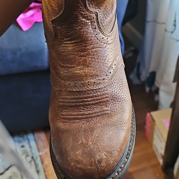 Justin Boots Brown Cowboy & Western Boots - Picture 8 of 9